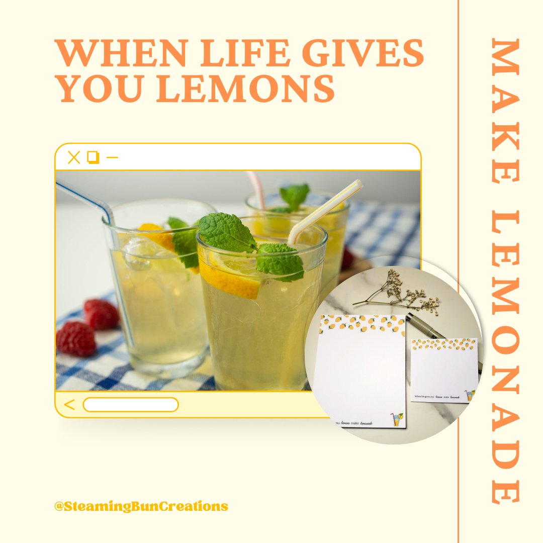 Life was so much simpler as a kid. Adulthood is tough. But what can you do? Enjoy some refreshing lemonade and things will get better
------
#whenlifegivesyoulemonsmakelemonade #lemonade
#lemons #adulthood #positivequote
#motivationalquote #inspiration #bujo
#personalizednotepad