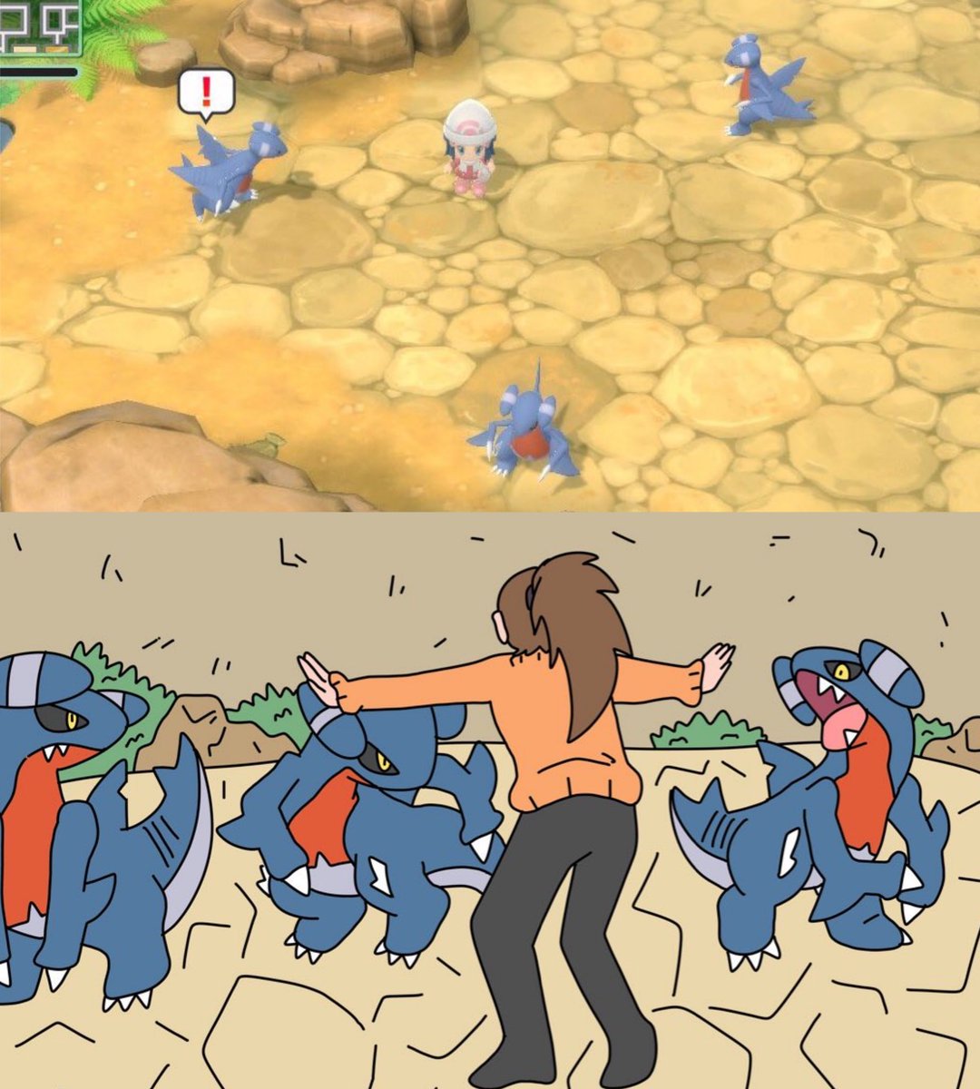 playing BDSP &amp; this looked familiar-