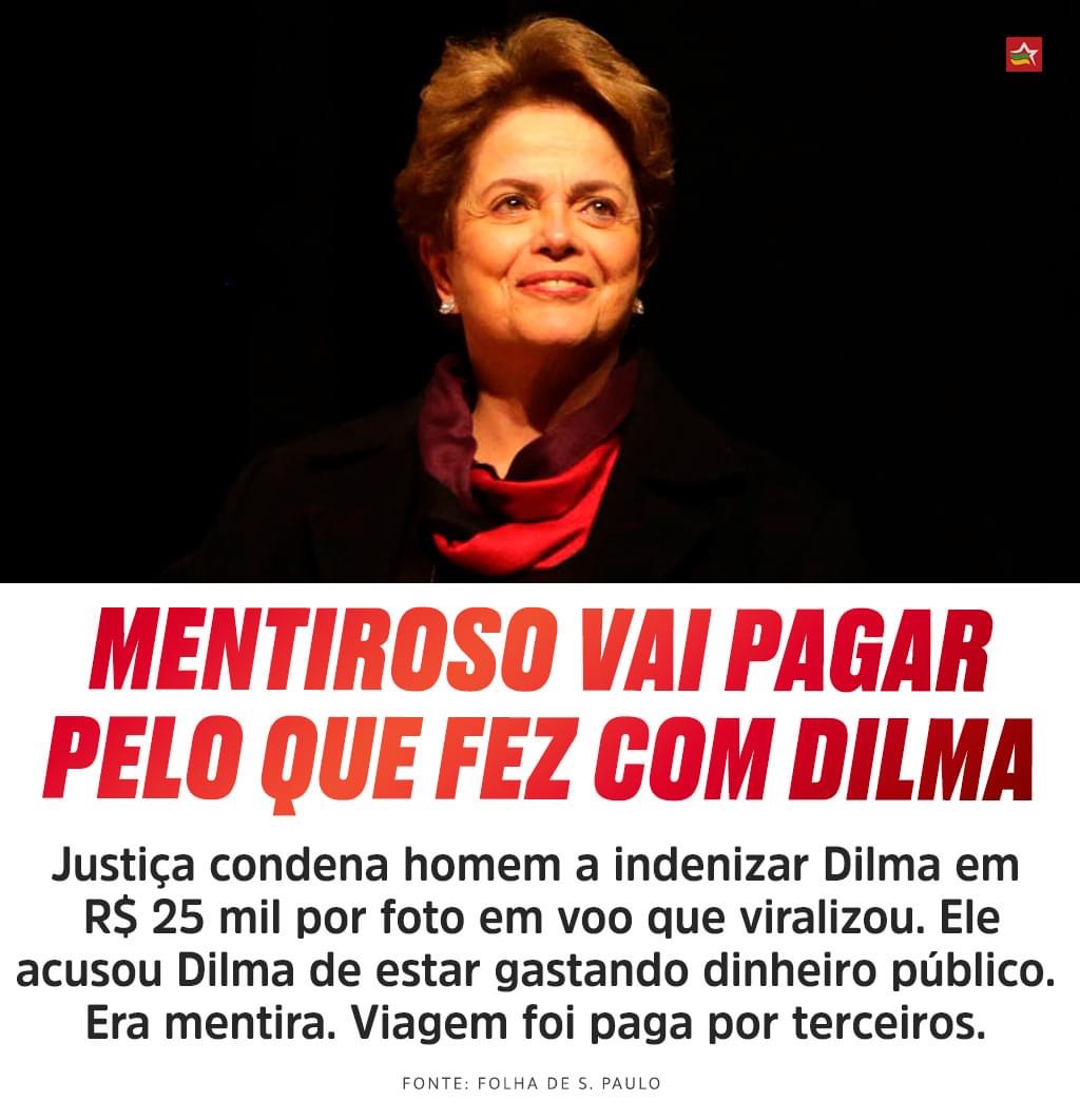 senadorhumberto's tweet photo. O homem que tirou uma foto de Dilma dormindo num voo de Dubai em 2019 e a acusou, com deboche e ironia, de viajar na 1ª classe com dinheiro público, vai pagar pelo que fez. A mentira custou caro. Dilma teve a viagem custeada por terceiros porque foi convidada para um evento. https://t.co/88C3fVyY2S
