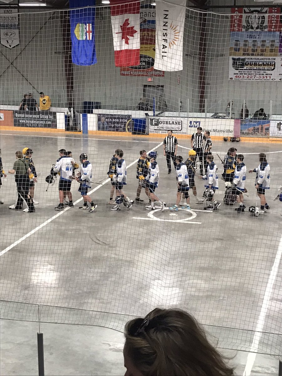 Tied 8-8 going into the third but the Calgary Chill turn on the jets, scoring five on their way to a 13-8 win over the @OldsMavericks. #RMLL