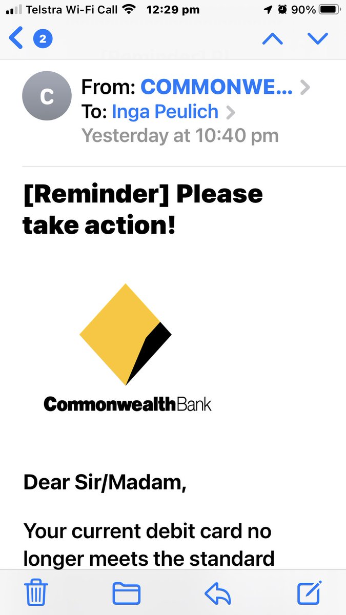 Beware of a scam pretending to represent the Commonwealth Bank! <a href="/thecgf/">Commonwealth Sport</a>