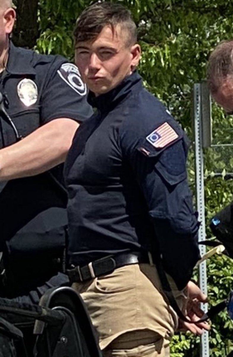 These Patriot Front guys look like they gave each other haircuts in the dark in the UHaul on the way to the riot