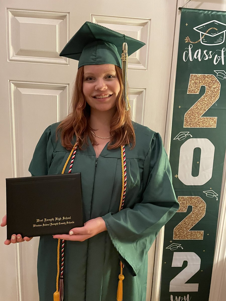 It’s official! Congratulations Katherine!! West Forsyth High School class of 2022. On to <a href="/NCState/">NC State University</a>