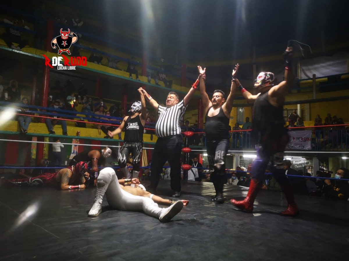 rderudolucha's tweet image. Toro negro torito negro y Dr. Muerte 
Dieron cuentas de Steel Rock, Último Azteca y Carroñero
#luchalibrecm #rderudo