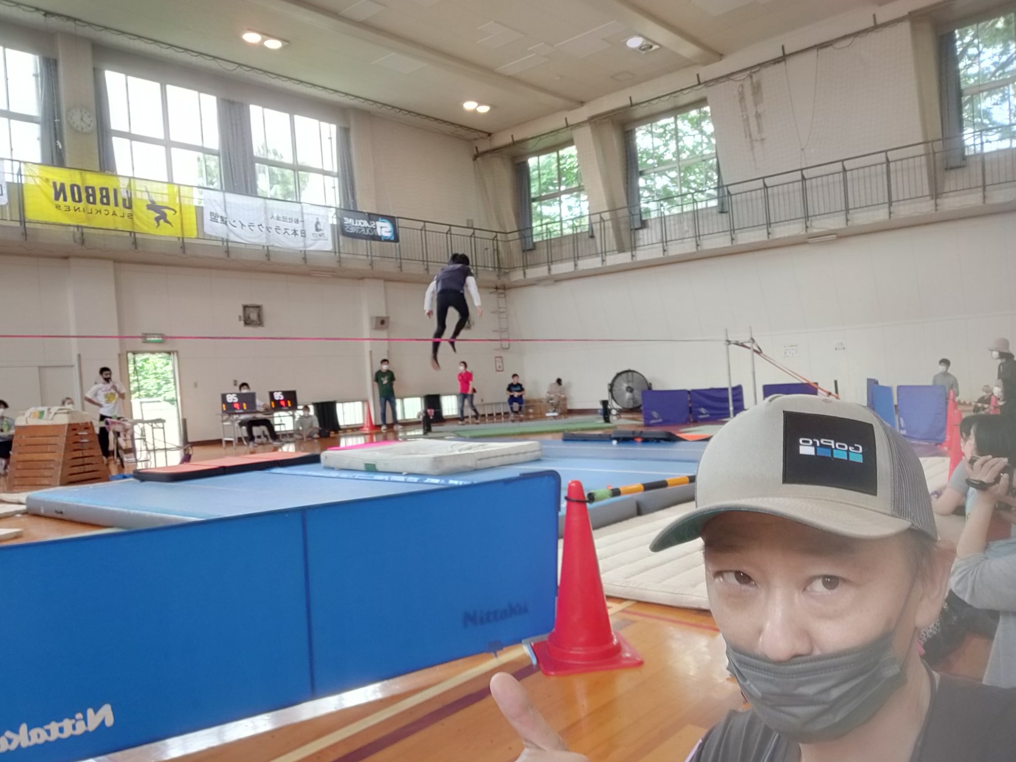 Masap Drch 今日はスラックラインの大会 キリボンキッズの変わりに出場 第３回ssc桜台スラックライン大会 スラックライン スラックレール キリボン 桜台体育館 アズキャン T Co Ipsccjk1tf Twitter