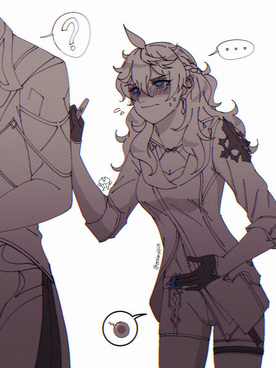 “Xiansheng, can we talk for a moment?”
“What is it Childe?”

🔶 ♀💧