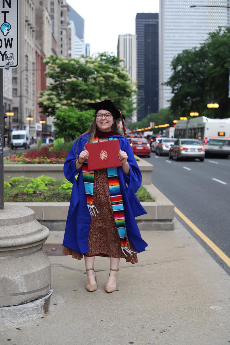 journo_cam's tweet photo. truly so grateful for today! i got my masters; i shared a beautiful moment with my friends and family, both in-person and from afar. thank you @depauljour, @14eastmag and @depaulu — it feels so great to celebrate after so many years! 🎓 #doubledemon https://t.co/oWyZ5MNDIi