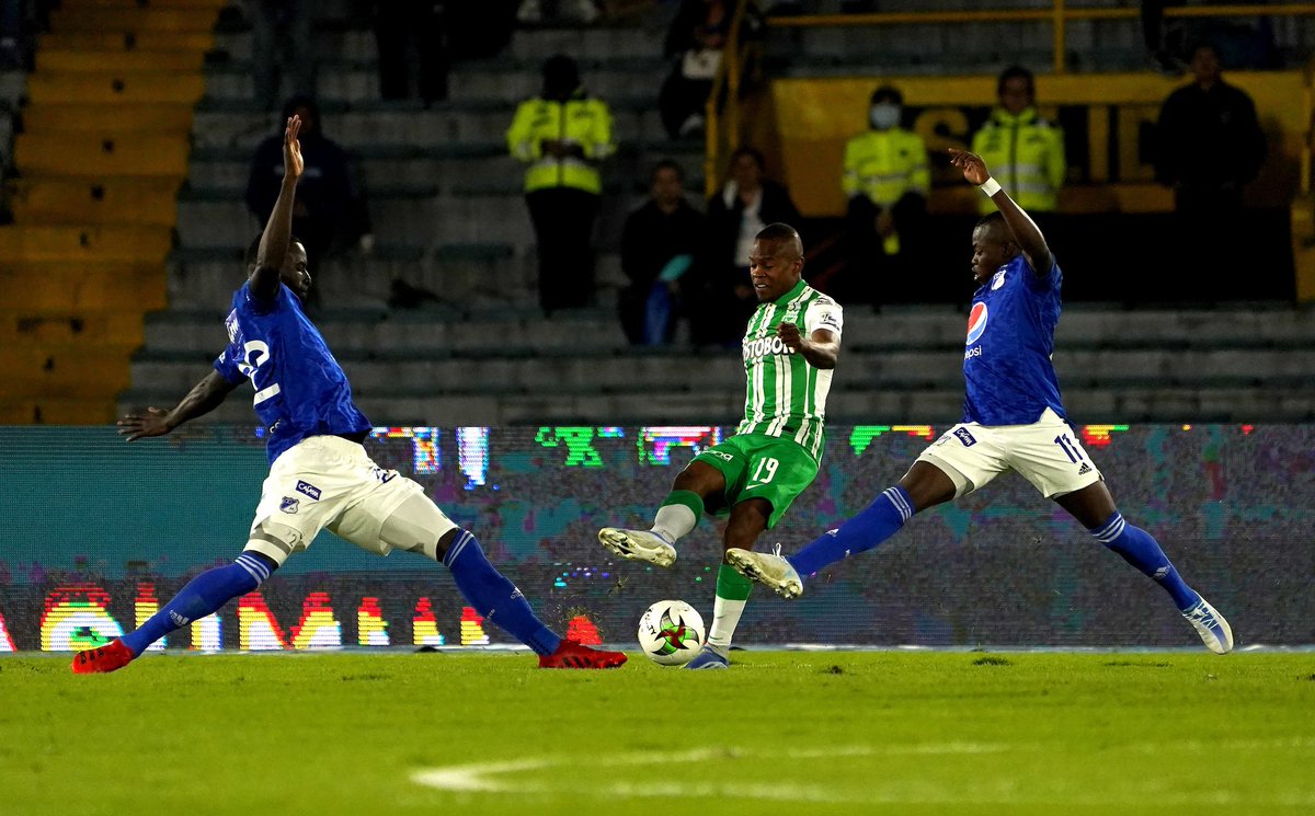 Dimayor's tweet photo. 📸  #Galería ¡Partido de calidad! 
Traemos  las fotografías más destacadas del encuentro entre @MillosFCoficial y @nacionaloficial📸
Resultado:  #MillonariosFC 0️⃣🆚0️⃣ #AtléticoNacional https://t.co/PIymziM1RT