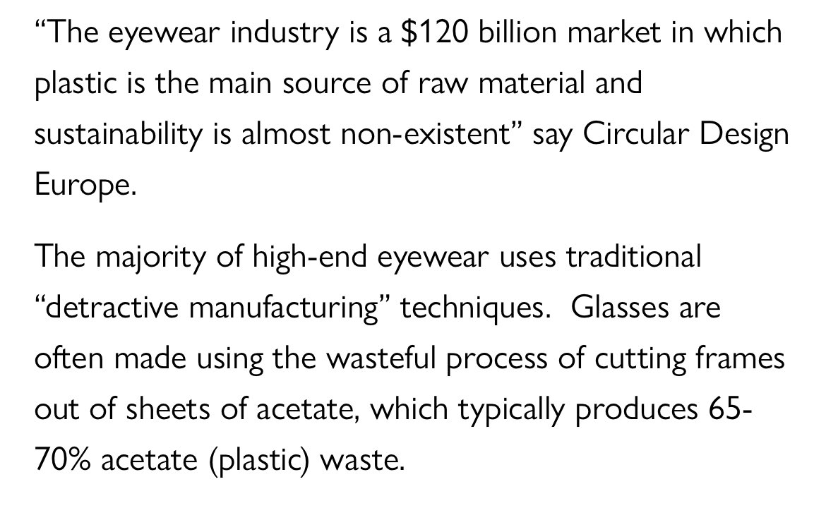 Hintiz_io's tweet photo. With decentralised 3D printing technology, #hintiz reduces 95% plastic waste pre and post production #eyewearNFT #3Dprinting https://t.co/QtwwW4Cysq