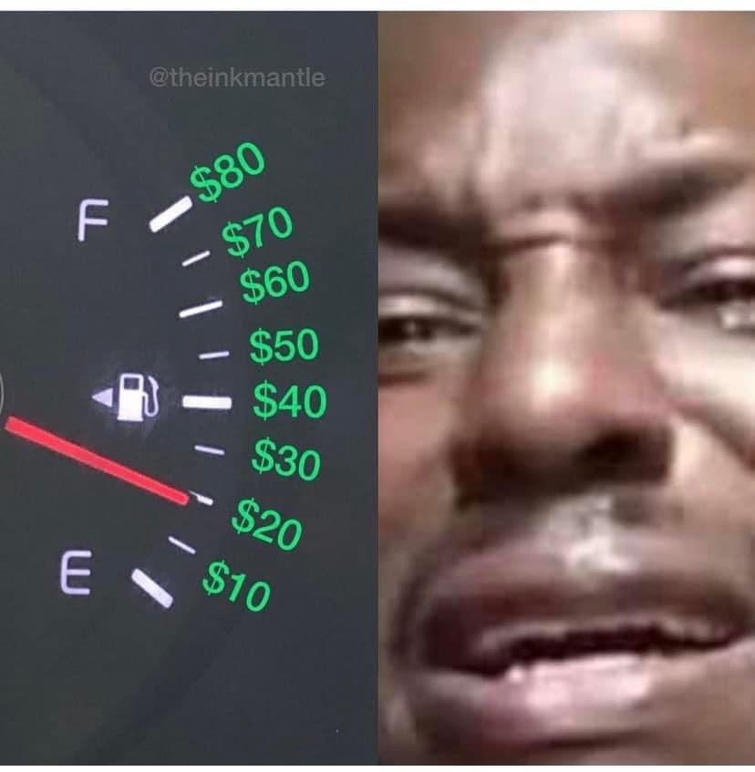 SupaCrankIt's tweet photo. Man them gas prices have you feeling like Tyrese fr especially “Premium”🤣 https://t.co/uKCsSLMuQz