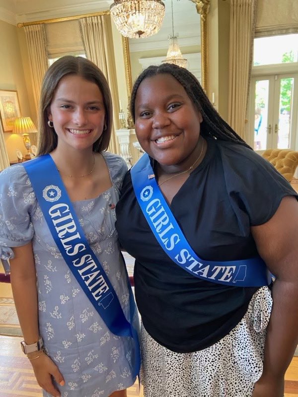 HazelGreenHigh's tweet image. Gracie Willett &amp;amp; Camryn Garner represented HGHS at AL Girls State. Gracie was elected County Commissioner of Jordan County. Camryn was on the city council for Vulcan City (Environmental Engineer). Congratulations to our outstanding student leaders!#GoTrojans #ReadySetForwardMCSS