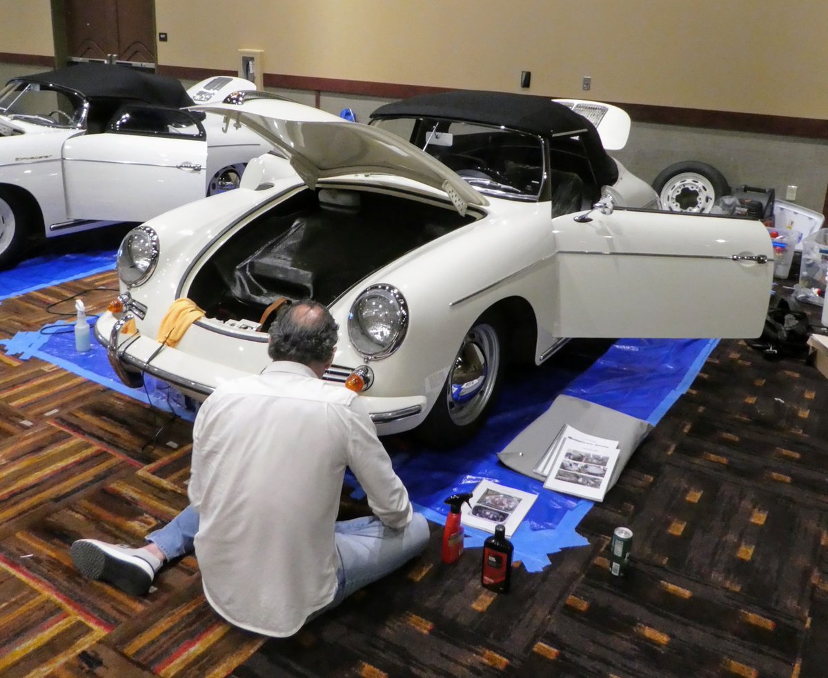 The preparation for the #PorscheParade Concours d'Elegance is underway!  

#PCAParade2022 #PorscheClubofAmerica #Porsche
