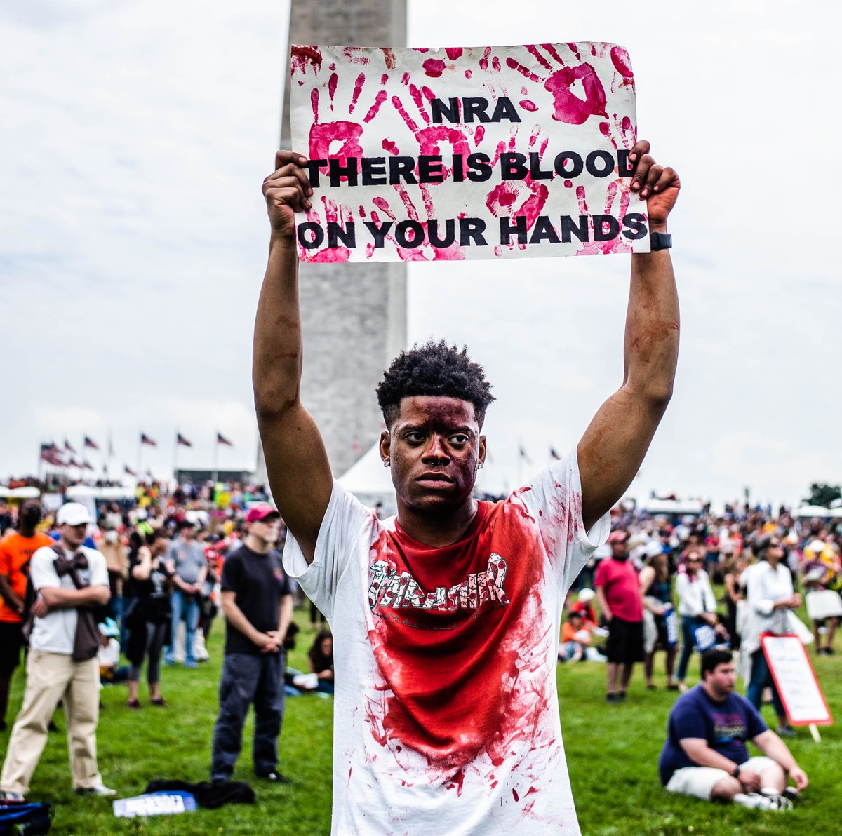 AaronAnf's tweet photo. 'Do not run!' A brief moment of panic swept through the 2nd 'March for Our Lives' protest against gun violence in Washington DC. There was an agitator/active shooter scare...during a moment of silence for Uvalde. 
More from today: https://t.co/10fWaiymzu https://t.co/aduJf92bkh