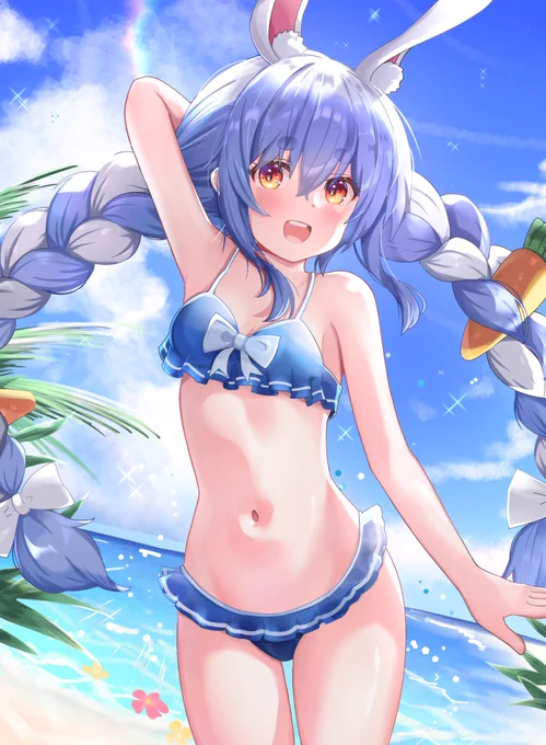水着ぺこら
#ぺこらーと 