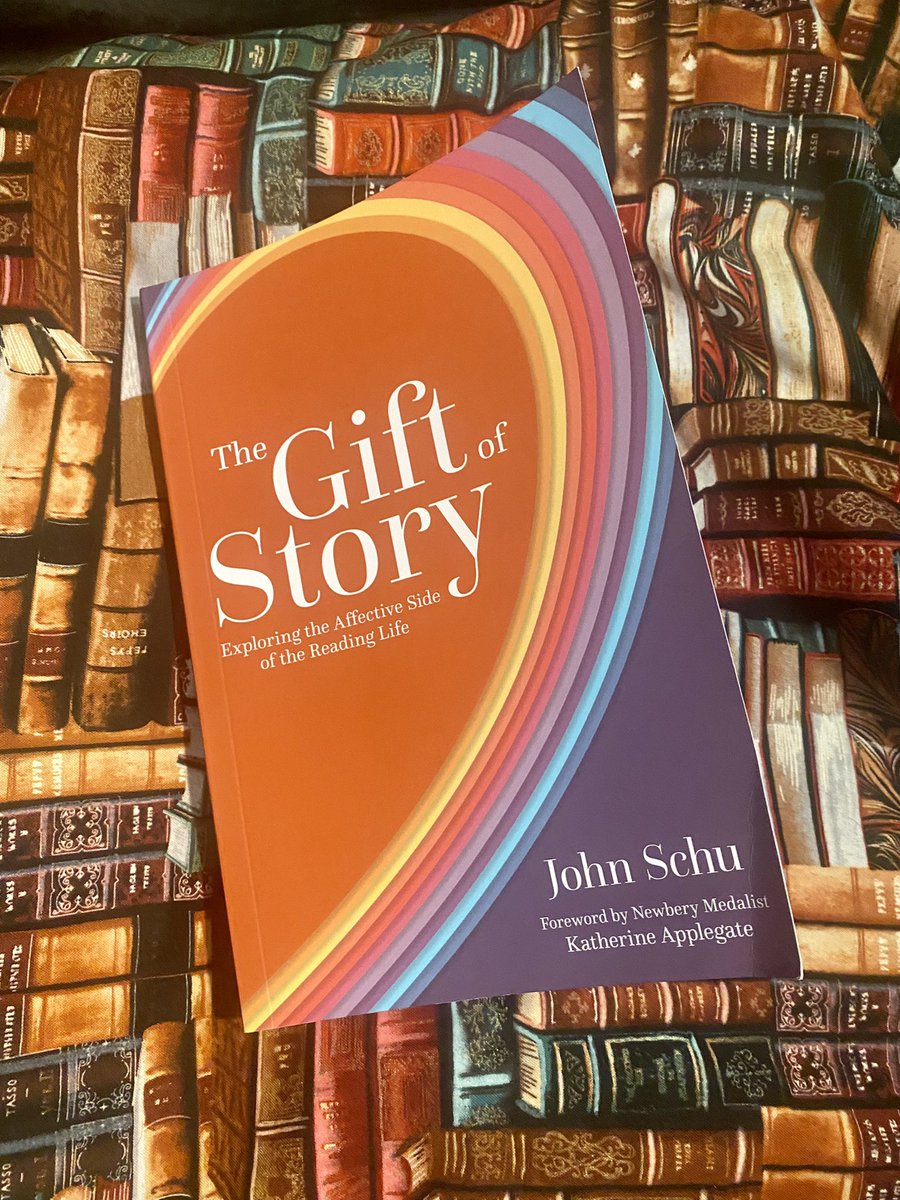 KReilley5's tweet image. . @MrSchuReads #TheGiftofStory is truly a gift for all readers. I found myself nodding along, highlighting passages that spoke to my heart, feeling the same hope &amp;amp; joy as when I attended #nerdcampmi. His heartfelt words are a must read for anyone that works with students. 1/7