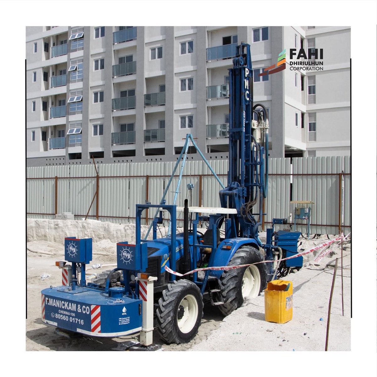 RakinFulhu's tweet photo. First Piling of FDC-NBCC project.  

#Fahidhirulhun #NBCC  #FDCNBCCProject https://t.co/3CAvSOUQQv