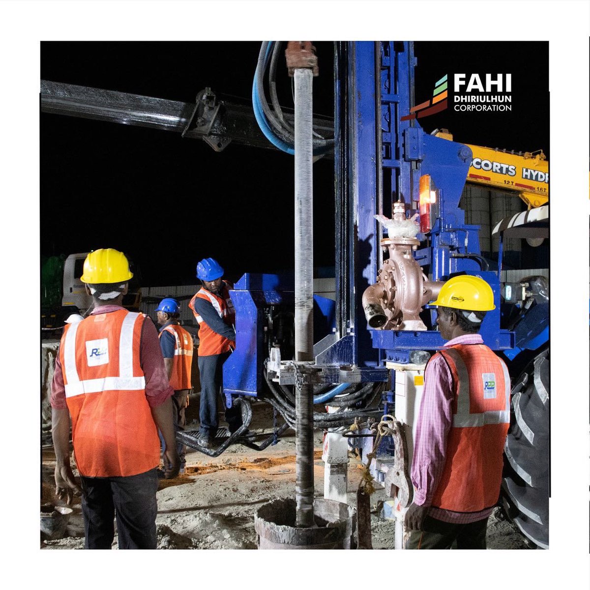 RakinFulhu's tweet photo. First Piling of FDC-NBCC project.  

#Fahidhirulhun #NBCC  #FDCNBCCProject https://t.co/3CAvSOUQQv