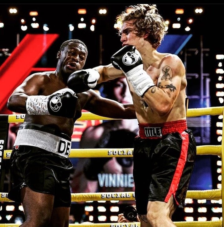 lwshamilton44's tweet image. 1 year since the legend won the fight, I'm so proud of you vinnie I love you much 🤍💐💐
