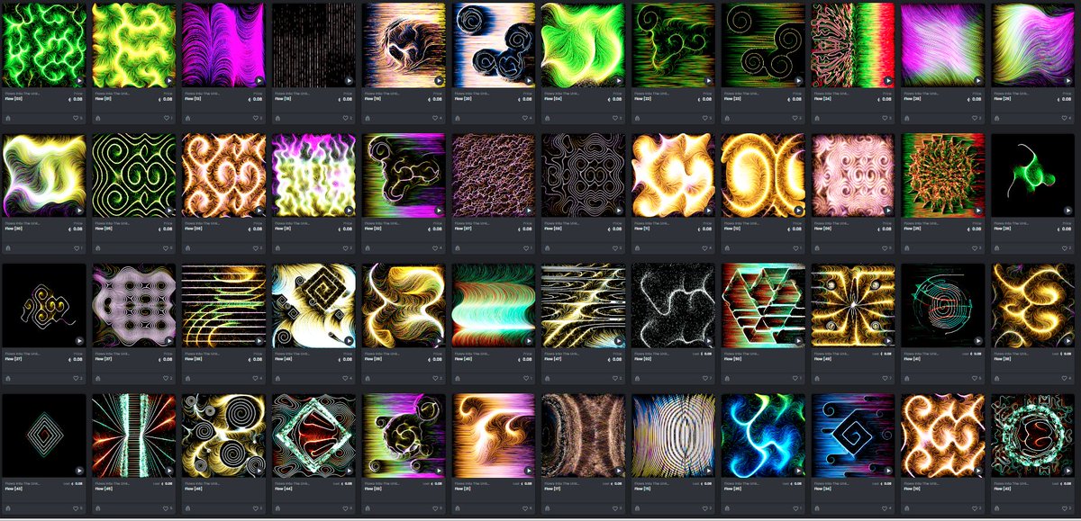 nxoniq's tweet photo. Go Snag your favorite Flow while you still can & enjoy that downloadable content! #WildAF Working on some cool stuff drops & new items for Flow owners ๐
Link ๐๐๐๐๐
https://t.co/oZ7UkFRDln
#nft #nftcollection #computation #coding #generative #prodecural #art #next https://t.co/mLgkOzzGZB