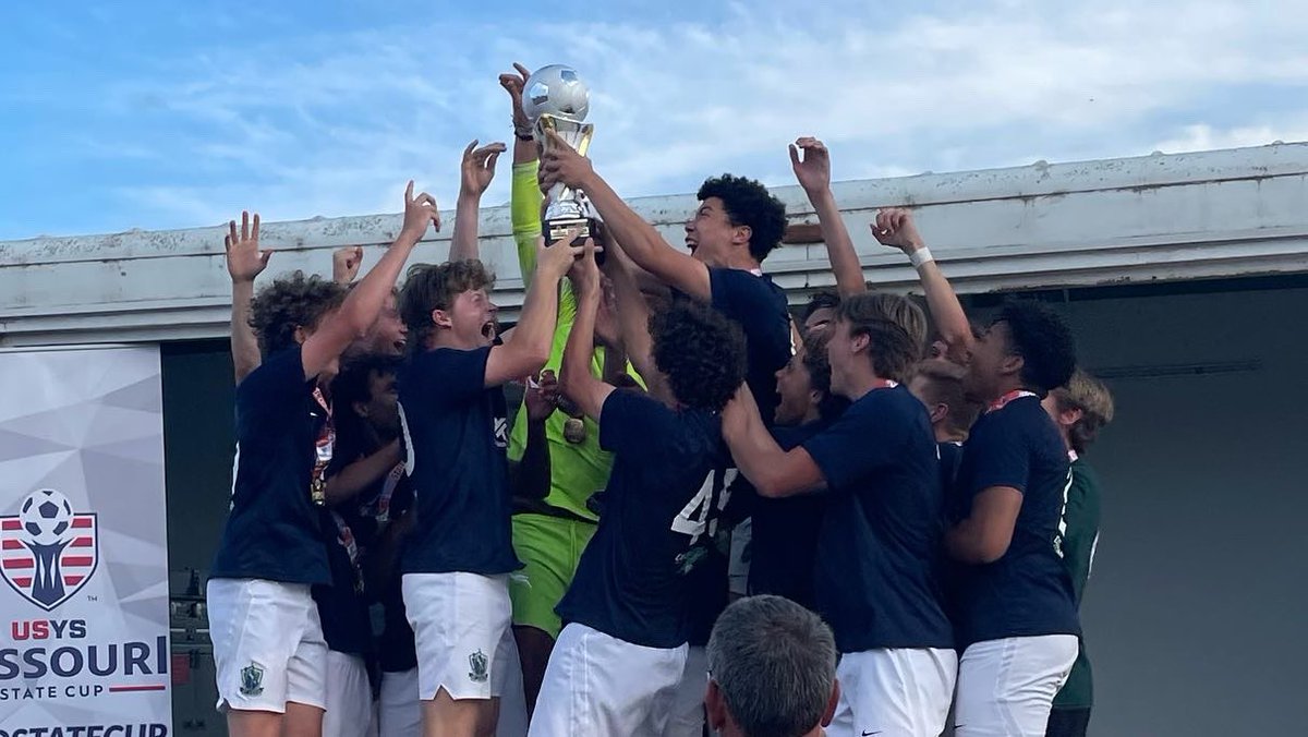 Congratulations to Clayton Hamler, Miles Andrews and Mo Yanis on winning the 2022 U18 Missouri State Cup!! 🏆 Way to represent CCHS soccer! 

Mo Yanis came in clutch with the game winning goal in OT! SLSG 04 Elite wins 3-1 to bring home the gold! #MOStateCup #winner