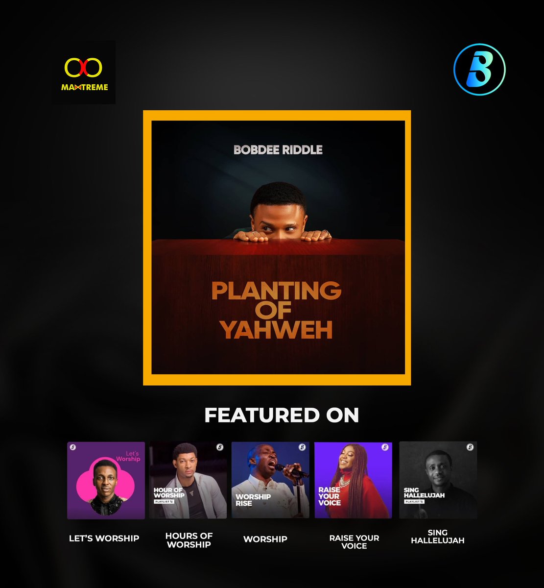 music to add to your Sunday morning playlist - "Planting of Yahweh" by <a href="/BobDee_Riddle/">Bobdee_Riddle 🎵</a>.

NOW treaming on @BoomplayMusicNG: boomplaymusic.com/share/music/91…

Cc <a href="/MaxtremeHQ_/">Maxtreme Inc</a>
