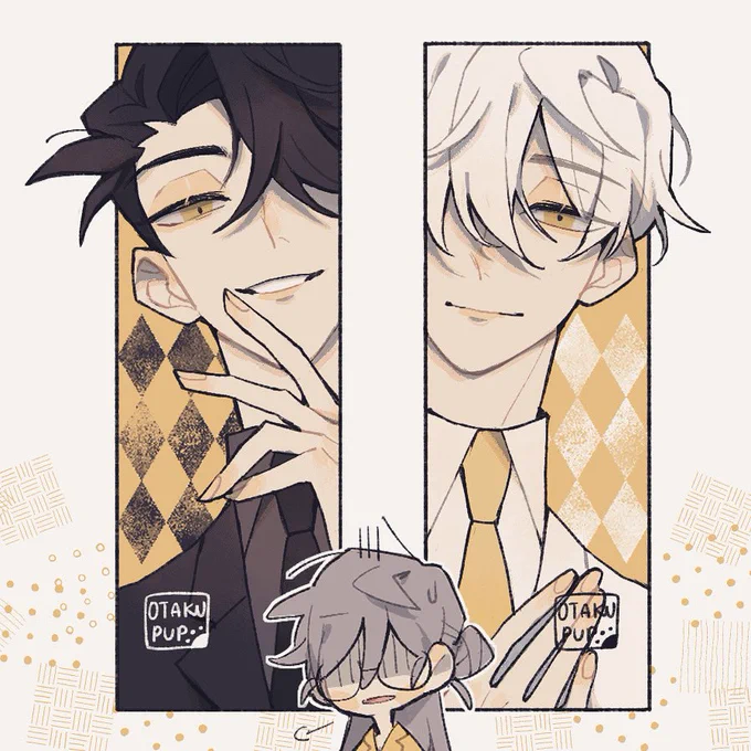 I made Dream and Nightmare stickers! Ill give it away during cons and online to whoever buys my oc merch of them as a thank you! ☺️❤️ however itll be gacha so you wont know who youll get //EVIL LAUGHS 🔥🔥🔥🔥
#otakupup 