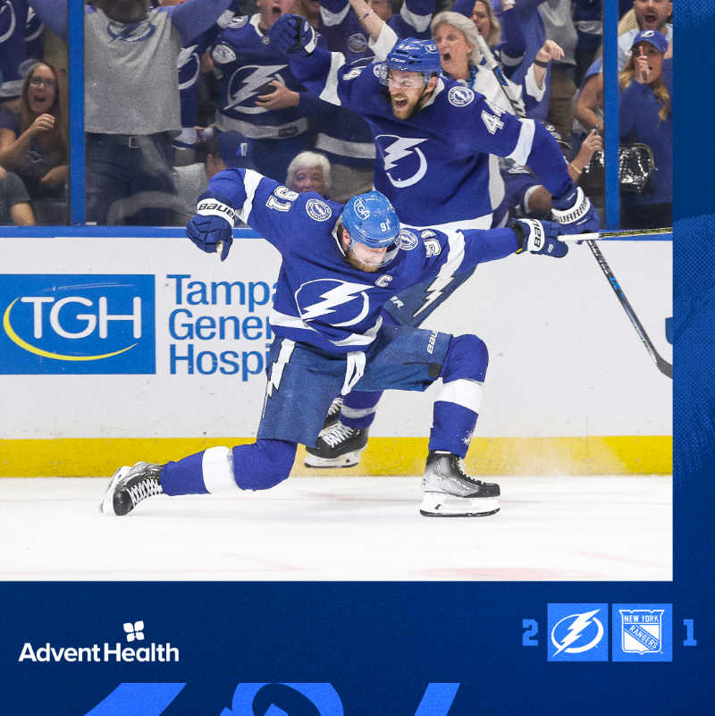 TBLightning's tweet photo. We'll see you in the #StanleyCup Final. ⚡️