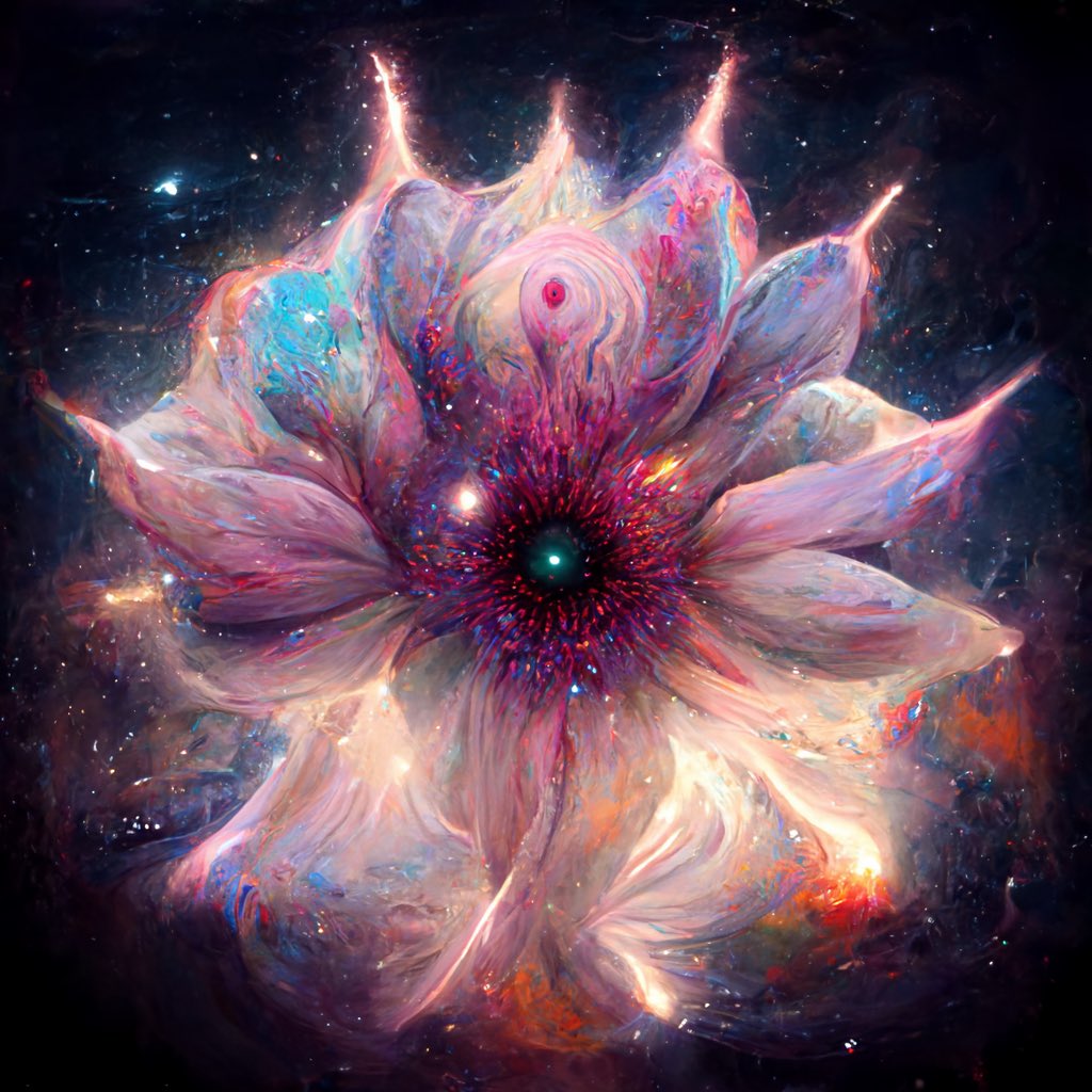 joeythemonste's tweet photo. Cosmic blossom #midjourney #3dart #aiartcommunity #artistsontwitter #blackandwhitephotography #3D #digitalartwork @KaliYuga_ai @thors_thunder04 @theCenturion_ai @proximasan @takyon236 https://t.co/nNyoMRrwTX