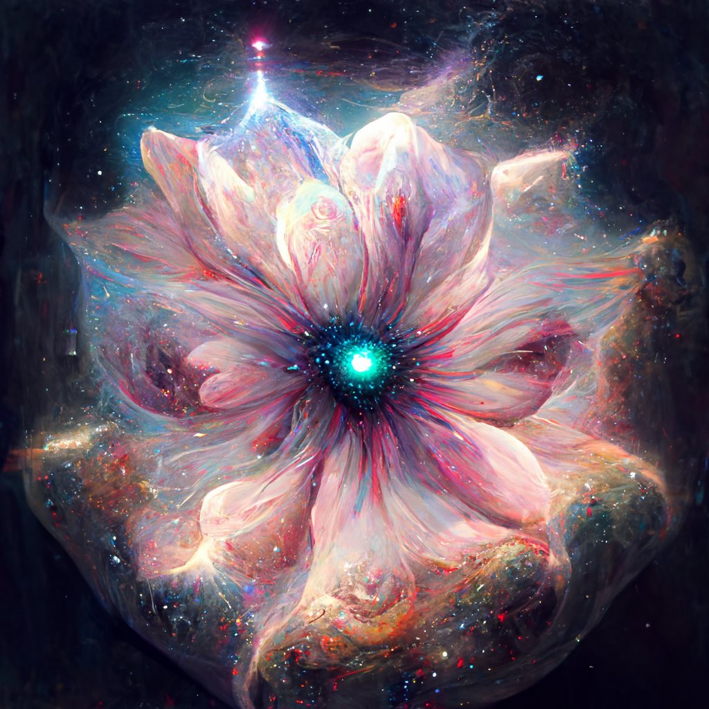 joeythemonste's tweet photo. Cosmic blossom #midjourney #3dart #aiartcommunity #artistsontwitter #blackandwhitephotography #3D #digitalartwork @KaliYuga_ai @thors_thunder04 @theCenturion_ai @proximasan @takyon236 https://t.co/nNyoMRrwTX