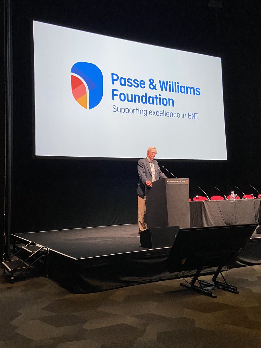 Dr Michael Jay presenting at #asohns2022 #passewilliamsfoundation thank you for the significant financial support for ENT in Australia and NZ