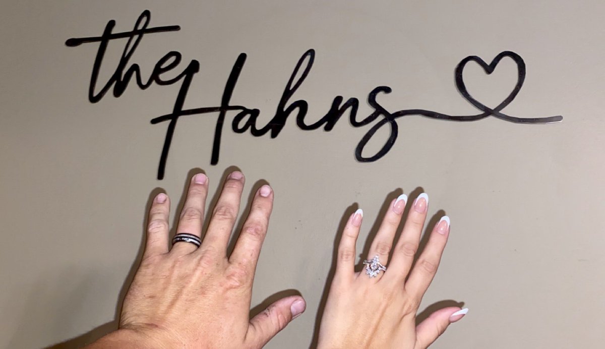 MrsHahn610's tweet photo. To our dearest friends and family:
We love you all so much and are so happy you got to be by our side as we celebrated our marriage. Your presence on our special day means so much to us! We can’t thank everyone enough! 

WE FINALLY DID THE DANG THING!!💍🥰🍾 https://t.co/BVGWVNhTft