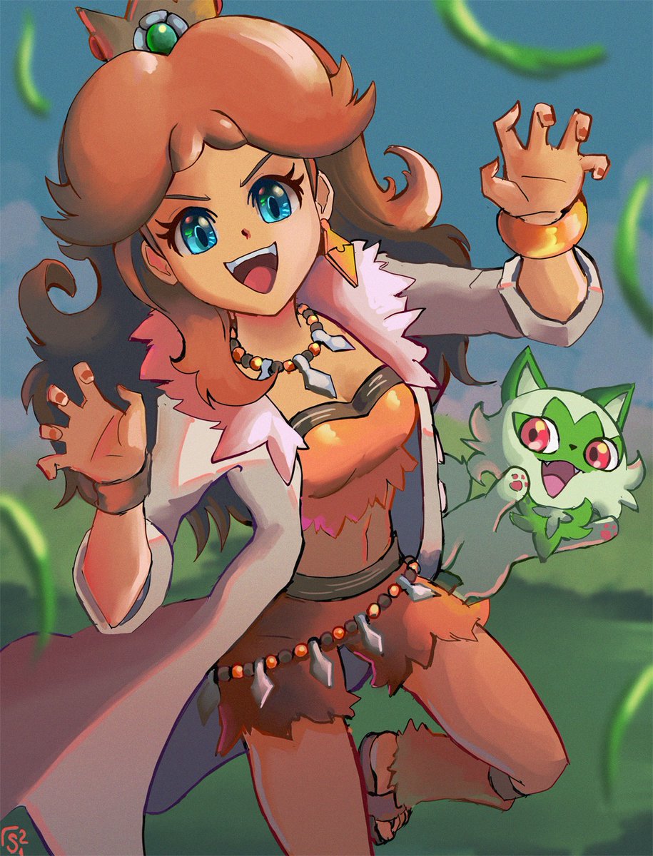 Stoic_Miiverse's tweet photo. ~A Wild Daisy Appears!~ #Pokemon #PrincessDaisy https://t.co/xmbKDvmIo2