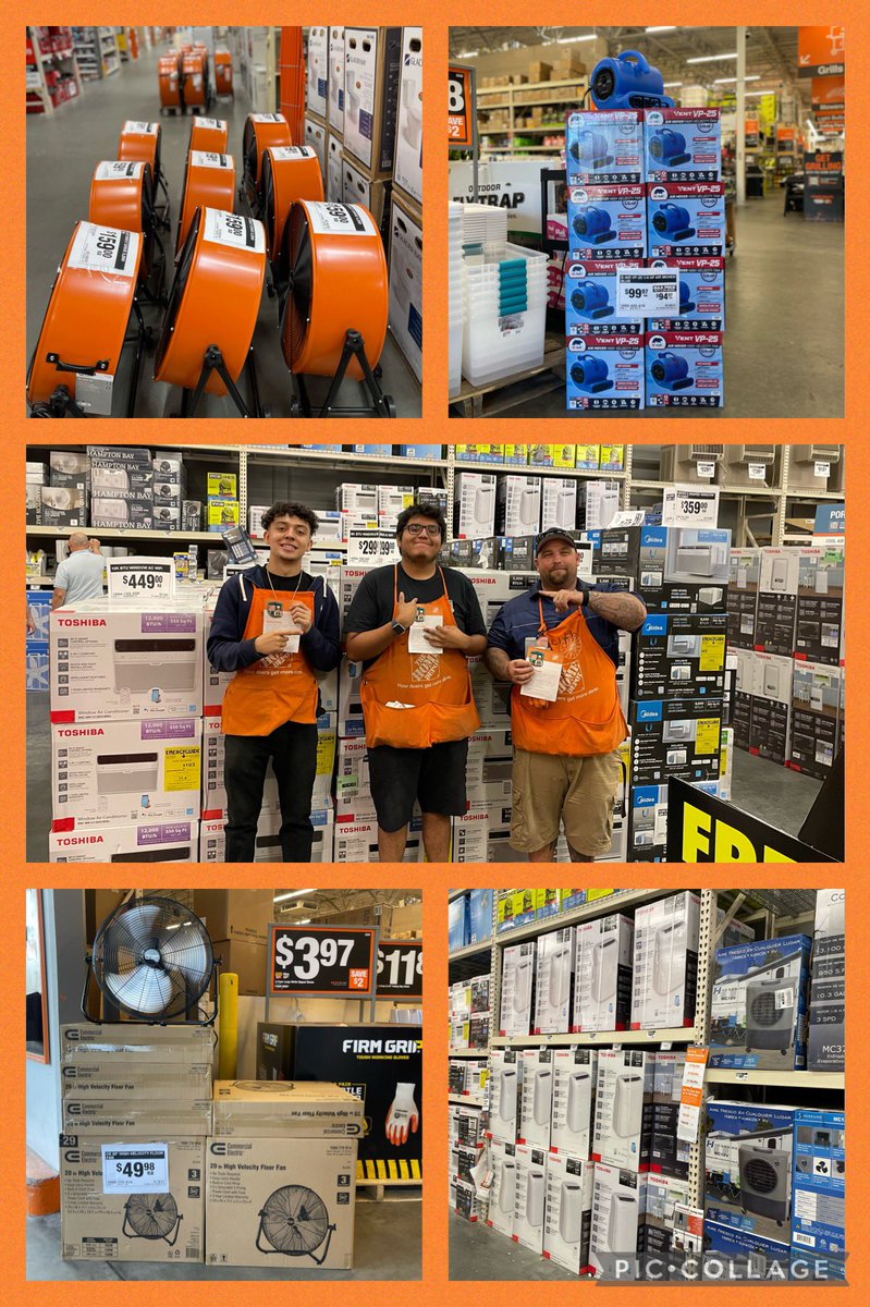 CXM/ASM partnership at its finest!  Taking advantage of this heat!!. ☀️Ensuring product is available to shop throughout the store!. As well as shouting out these rock stars for the commitment and help driving sales.!!! Great Initiative and teamwork! #leadersdevelopingleaders