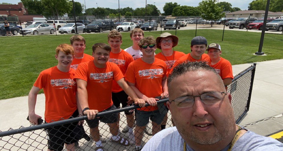 Jtsideshots's tweet photo. This is why Stanton is special! Cheering on 2 former Mustang players today in the heat! Now take the torch and run with it boys! https://t.co/6qLGGSRWCu