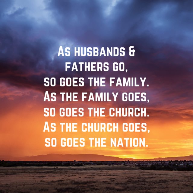 drrockwell's tweet photo. Men, it starts with us. Don't let society and politically correct thinking convince you that you, your attitude, your words, and your actions don't matter. #fathersmatter #menofgod #godlymarriage #family #familyministry #church #impact #greatcommission #greatcommandment https://t.co/nrbNlQ1M7T