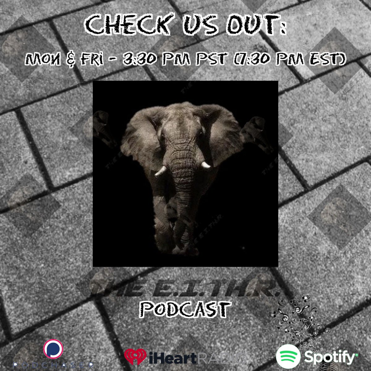 TheGNSInc's tweet photo. After playing &amp; experimenting a lil bit, we're gonna commit to these days &amp; times to do our #Podcast!

Hope u guys check it out AND give us a follow: @TheEITHR https://t.co/V10Ks3dBEo