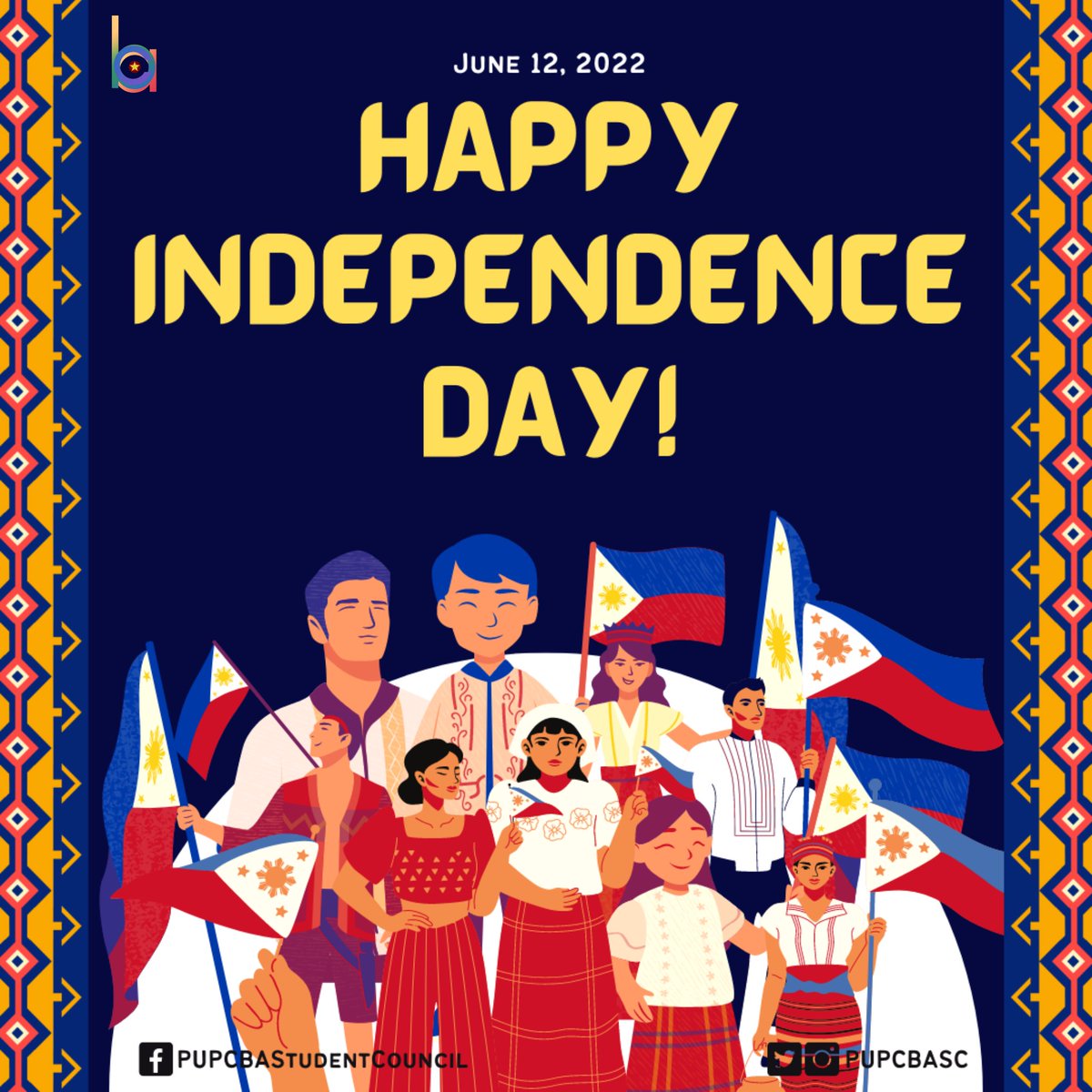 pupcbasc's tweet photo. Independence Day is an excellent occasion to reflect on how hard we've worked to achieve it. We fought for our independence with blood and tears. We realized our ambitions, so now, let's toast to another year of freedom! https://t.co/6AU6pfyotv