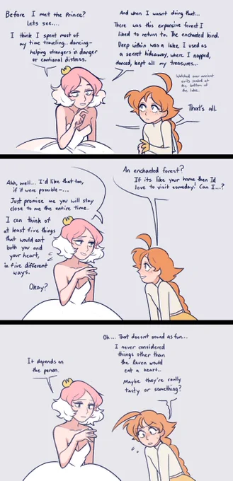 Short titbits about Duck and Rue meeting their story counterparts that I couldn't get out of my head #ptutu 