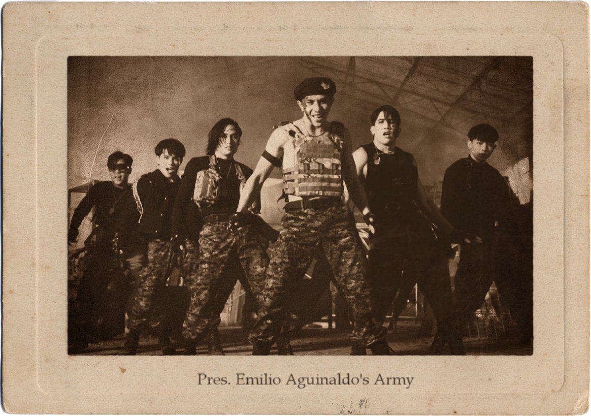 WarnerMusicPH's tweet photo. A rare photo of Emilio Aguinaldo's Philippine Revolutionary Army after they proudly proclaim the Philippines' independence from the Spaniards.
#1stOneSHOUTOUT #1stOne #rp612fic
#WarnerMusicPH https://t.co/LgUWmuTo67