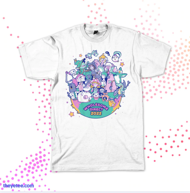 Delphron's tweet photo. #AFrogsTale #Kaichu #LilGatorGame #PotionPermit #SpiritAndTheMouse #AlittleToTheLeft #LonesomeVillage
I also went ahead and supported the @_wholesomegames and the Galaxy Fund and purchased one of the preorder tshirts! https://t.co/LuCa2FyB7x