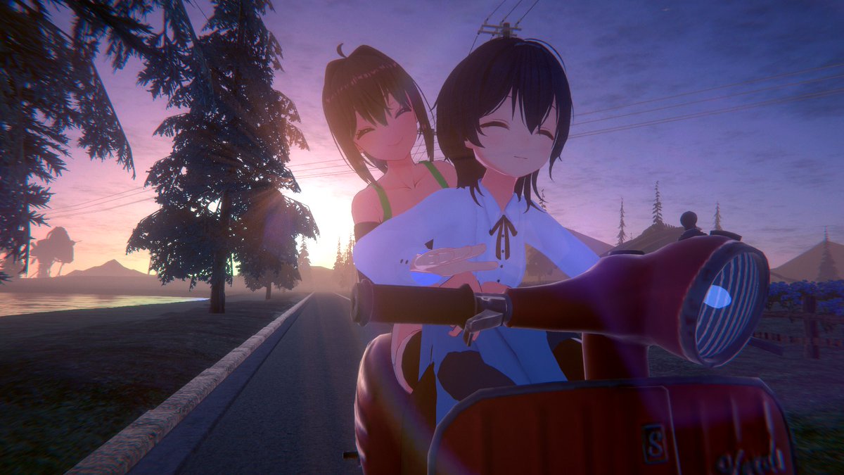 ayebika's tweet photo. 気まぐれに髪型を変えてPopoさんと一緒に写真を撮ってました。
Yayoi twilight lackside https://t.co/uacj6p7p65