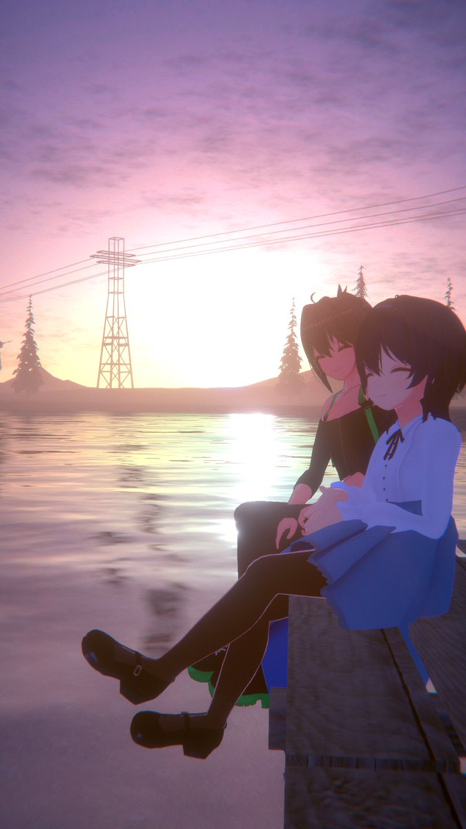 ayebika's tweet photo. 気まぐれに髪型を変えてPopoさんと一緒に写真を撮ってました。
Yayoi twilight lackside https://t.co/uacj6p7p65