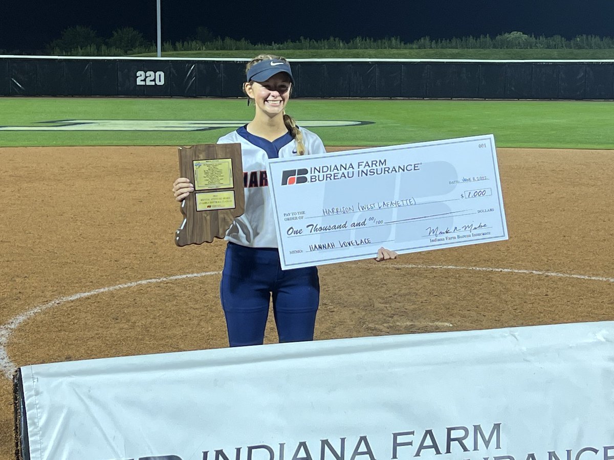 RaiderUpdates's tweet photo. Congratulations ⁦@hannahlovelace6⁩ from ⁦@HHSRaidersSB⁩ on winning the State’s Mental Attitude Award. You are so deserving and I’m so very proud of you! https://t.co/rGNCe6xXFp
