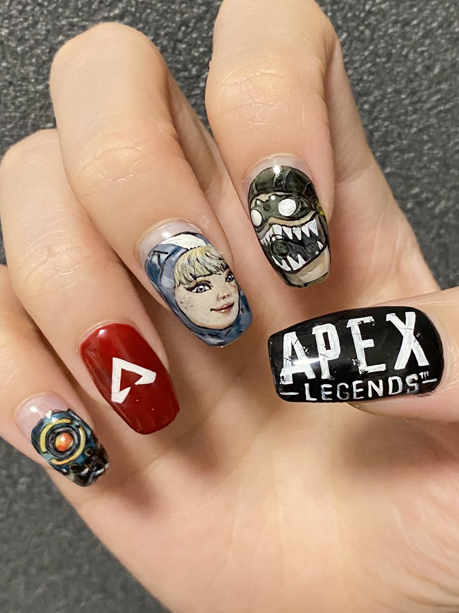 bu_chandayoo's tweet photo. 彼女の描いたネイルが神すぎる…
#ネイル
#ApexLegends
#スパイファミリー https://t.co/rsT1GamQlX