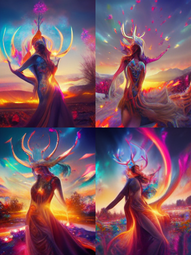 electricxbunny's tweet photo. Good evening ✨🌙 excited to share some progress on this piece, I’ve been working on it for about a week and it’s finally coming alive ❤️ #Promptisart #AiArt https://t.co/DwGdk7wv86