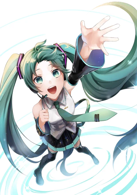 #初音ミクイラスト Hatsune Miku 
