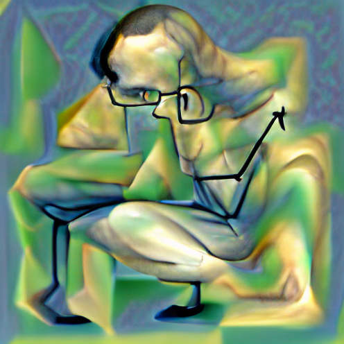 O_T_Human's tweet photo. Portrait of a mathematician in a sitting pose (#OBAQ) #art #artist #artwork #nft #nfts #nftcollector https://t.co/m6cstrd9d2