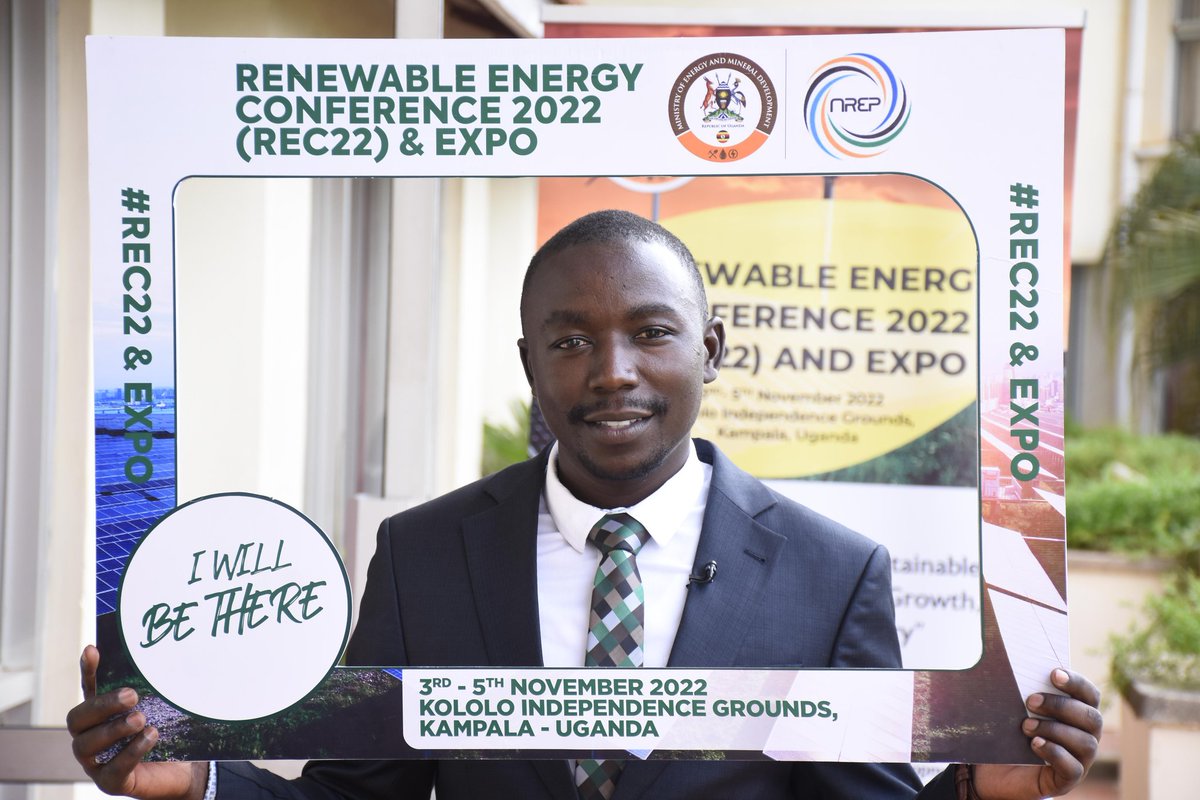 #I_will_be_there!
This is where all #Energy Sector Stakeholders ought to be come 3-5 November 2022. re-conf.com
#REC22 &amp; #Expo
<a href="/EdwinMuhumuzaB/">Edwin Muhumuza</a> <a href="/BenardMbaine/">Mbaine Benard</a> <a href="/brianisabirye/">Brian E. Isabirye, Ph.D.</a> @Nrepuganda <a href="/unreeea/">Uganda National Renewable Energy Alliance(UNREEEA)</a> <a href="/REMR_UG/">Renewable Energy My Role Uganda</a> <a href="/GggiUganda/">GGGI Uganda</a> <a href="/giz_uganda/">GIZ Uganda</a> <a href="/UNDPUganda/">UNDP Uganda</a> <a href="/NankabirwaRS/">Ruth Nankabirwa Ssentamu</a> <a href="/AlexanderAkena/">Alexander K. Akena</a>