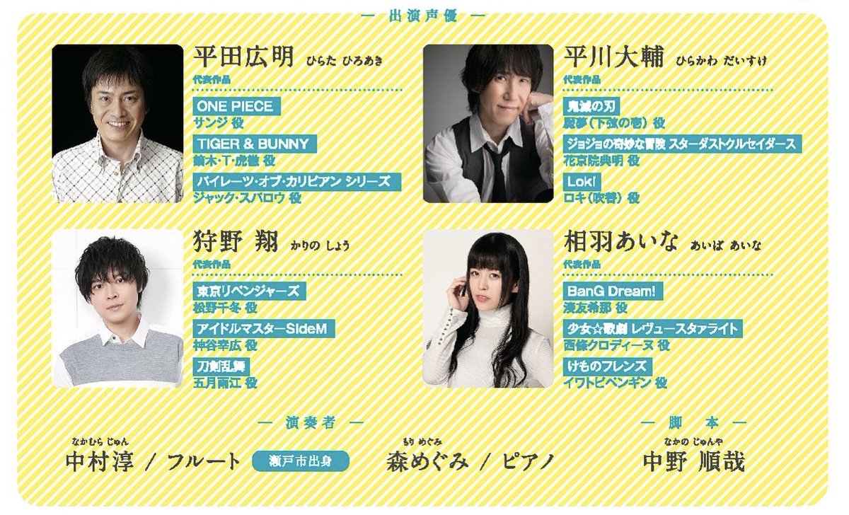 ひらたプロダクションジャパン 平田広明 さん Hiratapro のカレンダー ブログ形式twitter Meyou ミーユー