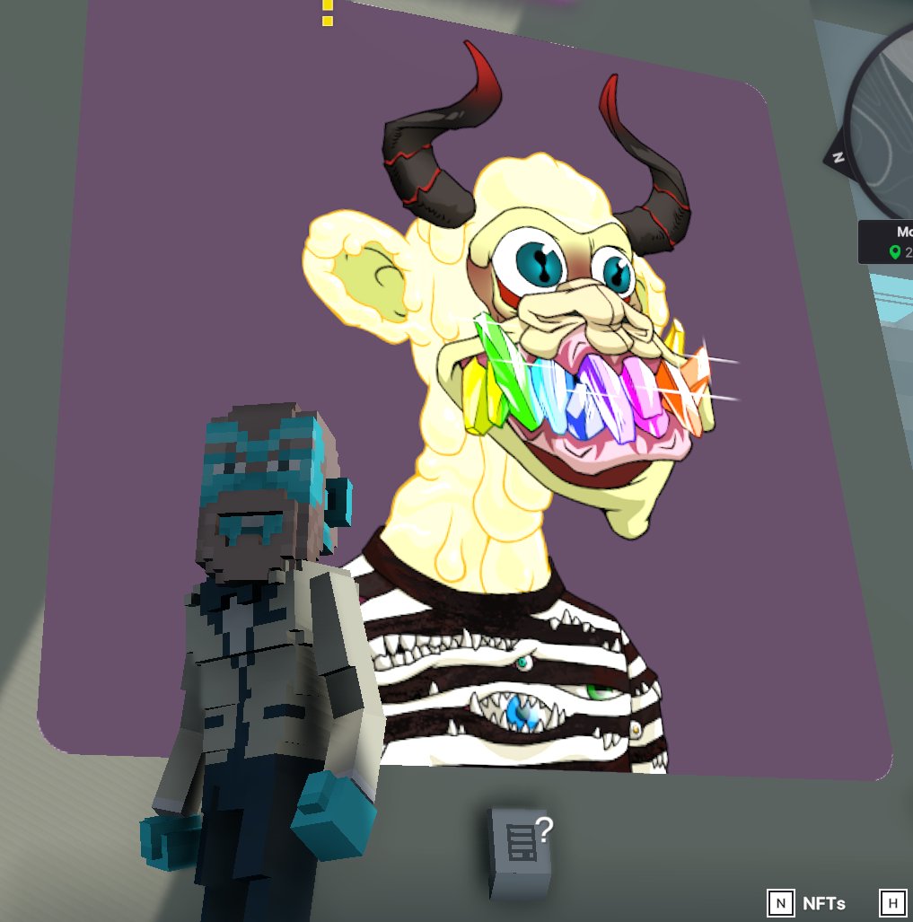 nftismy's tweet photo. @TheSandboxGame @MOCDA_ I just participated in the #TheSandbox weekly contest for a chance to win 200 mSAND! Here is my favorite piece from the exhibition, check out my screenshot below!
👇 https://t.co/EAgasN0pbK